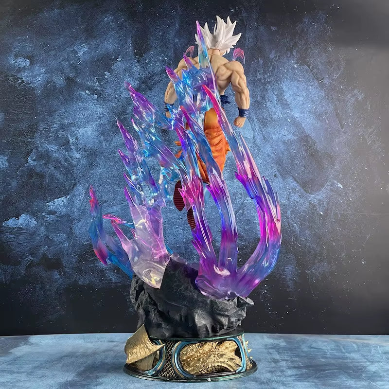 Dragon Ball Anime Figure 25Cm Son Goku Ultra Instinct Super Saiyan Figurine Statue Pvc Statue Model Ornament Collection Toy Gift