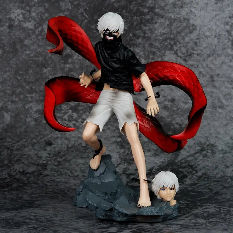 Stunning Tokyo Ghoul Kaneki Ken Figure with Changeable Centipede Mask - Perfect for Collectors and Fans!