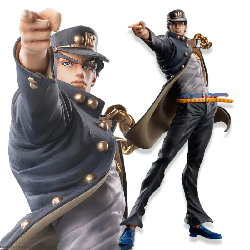 Stunning 17CM Kujo Jotaro & Jolyne Cujoh PVC Anime Figure - Perfect for JoJo's Bizarre Adventure Fans and Collectors!