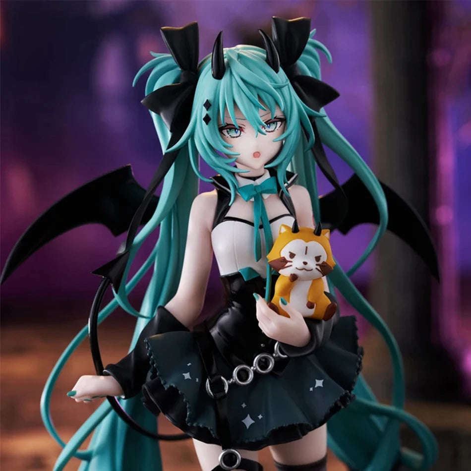 Discover the Enchanting Anime Little Devil Hatsune Miku Handmade PVC Model - Perfect for Collectors and Fans!