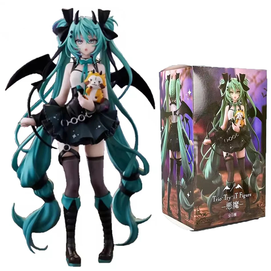 Discover the Enchanting Anime Little Devil Hatsune Miku Handmade PVC Model - Perfect for Collectors and Fans!