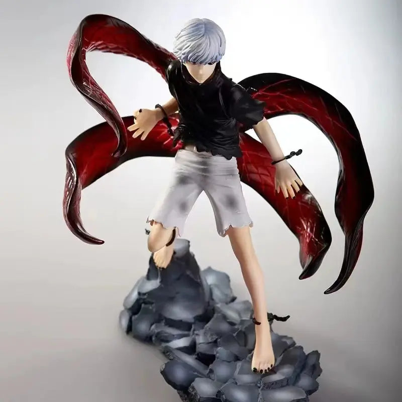 Stunning Tokyo Ghoul Kaneki Ken Figure with Changeable Centipede Mask - Perfect for Collectors and Fans!