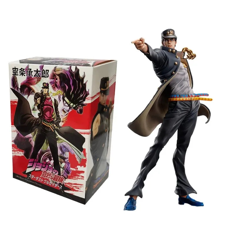 Stunning 17CM Kujo Jotaro & Jolyne Cujoh PVC Anime Figure - Perfect for JoJo's Bizarre Adventure Fans and Collectors!