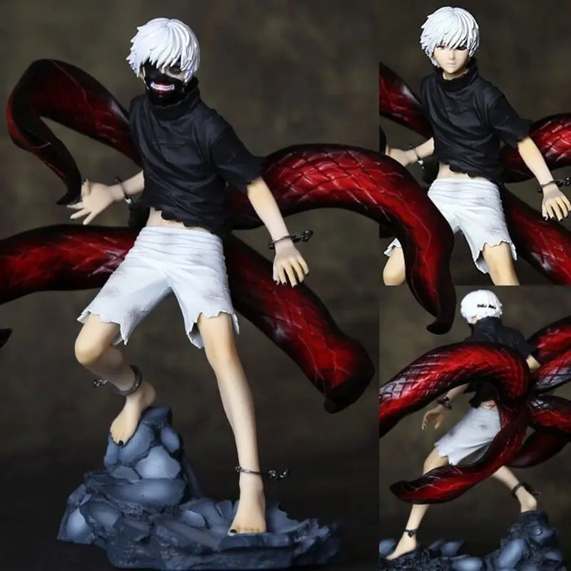 Stunning Tokyo Ghoul Kaneki Ken Figure with Changeable Centipede Mask - Perfect for Collectors and Fans!