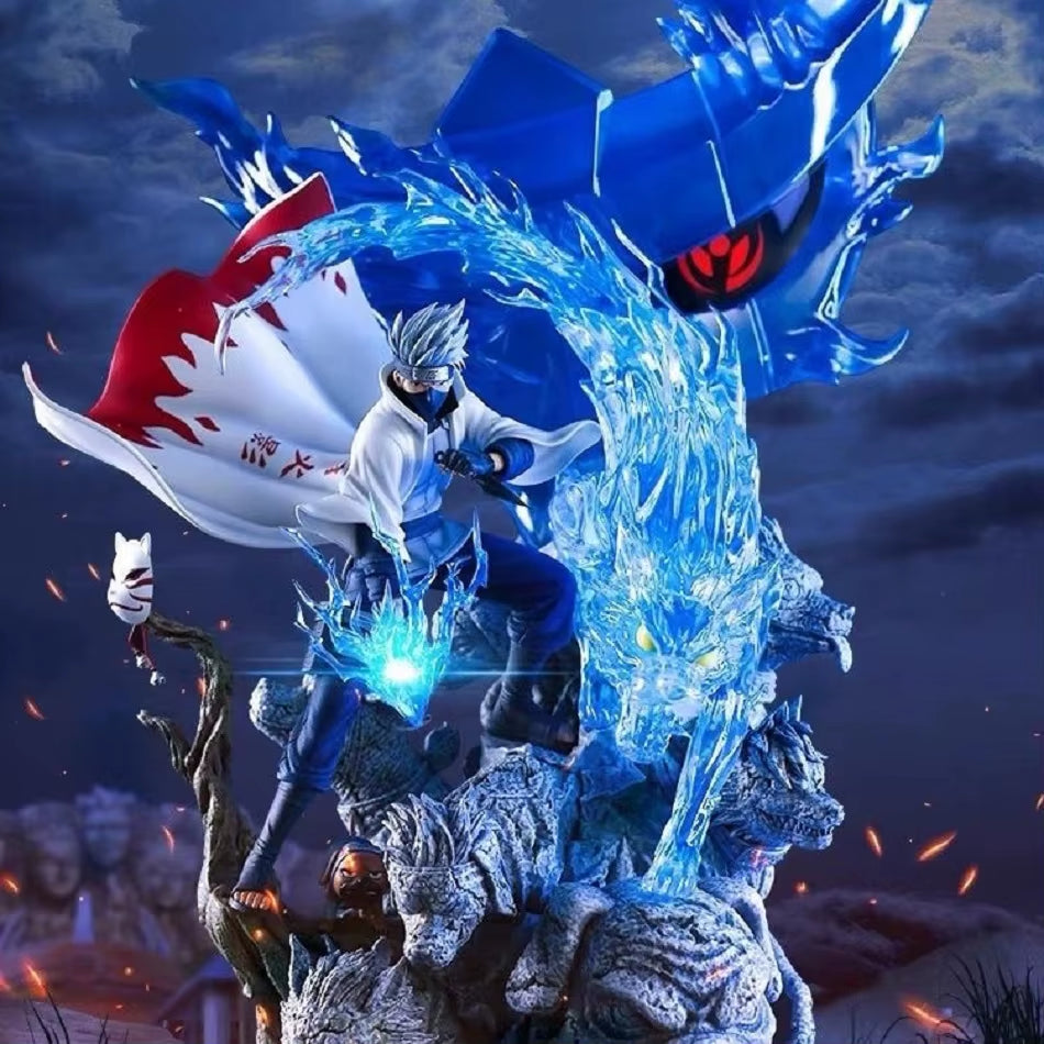 23Cm Pvc Naruto Gk Anime Action Figure Hatake Kakashi Toy Figure Statue Ornament Collection Model Decora Figurine Christmas Gift