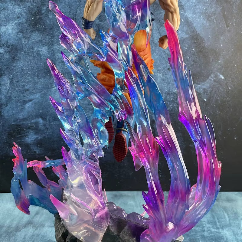 Dragon Ball Anime Figure 25Cm Son Goku Ultra Instinct Super Saiyan Figurine Statue Pvc Statue Model Ornament Collection Toy Gift